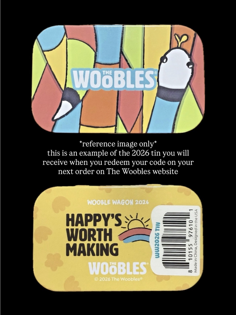 *RARE* 2026 Wooble Wagon Tour Event Exclusive Postcard with Code for Tin